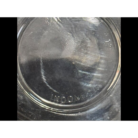 Vintage Clear Federal Glass Starburst 12-Point Star Flower Appetizer Bread Plate - Picture 7 of 7